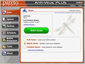 ParetoLogic - Anti-Virus PLUS Screen Image Scan