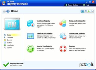 PC Tools Registry Mechanic Information