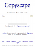Copyscape - Search for Website Plagiarism and Duplicate Content OnlineThumbnail