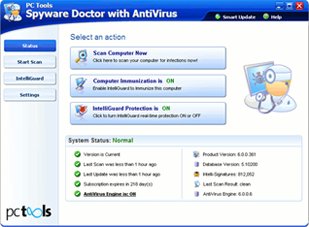 PCTools - Spyware Doctor with AntiVirus 6
